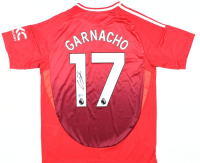 Alejandro Garnacho Signed Manchester United Adidas Authentic Jersey (Beckett) at PristineAuction.com