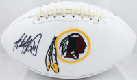 Adrian Peterson Signed Redskins Logo Football (Beckett) at PristineAuction.com
