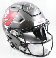Mike Alstott Signed Buccaneers Full-Size Authentic On-Field Speedflex Helmet Inscribed "A-Train" & "SB Champs" (Beckett) at PristineAuction.com