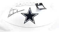 Roger Staubach Signed Cowboys Logo Football (Beckett) at PristineAuction.com