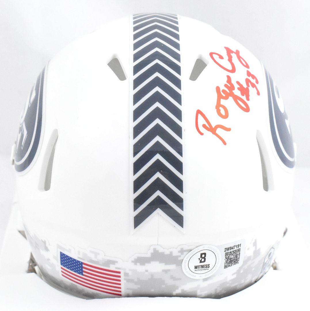 Roger Craig Signed 49ers Salute to Service Alternate Speed Mini Helmet (Beckett) at PristineAuction.com Roger Craig Signed 49ers Salute to Service Alternate Speed Mini Helmet (Beckett) at PristineAuction.com