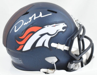 Dre Greenlaw Signed Broncos Speed Mini Helmet (Beckett) at PristineAuction.com