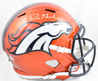 Dre Greenlaw Signed Broncos Full-Size Flash Alternate Speed Helmet (Beckett) at PristineAuction.com