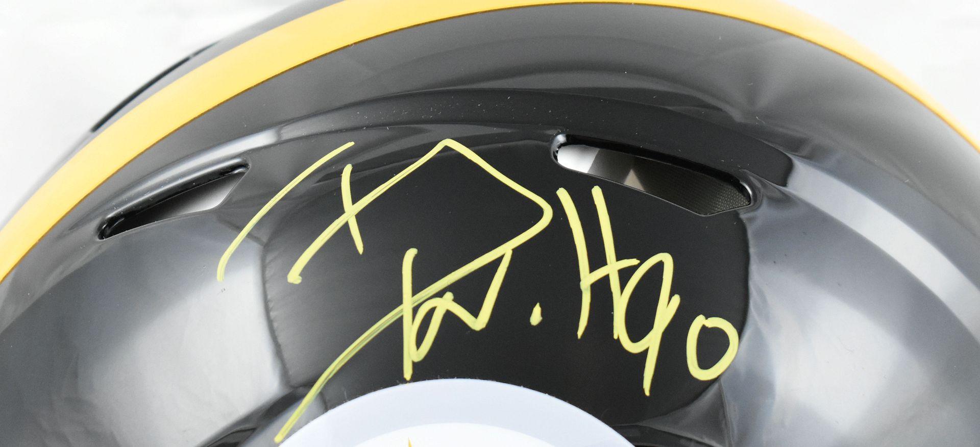T.J. Watt Signed Steelers Full-Size Authentic On-Field Speed Helmet (Beckett) at PristineAuction.com T.J. Watt Signed Steelers Full-Size Authentic On-Field Speed Helmet (Beckett) at PristineAuction.com