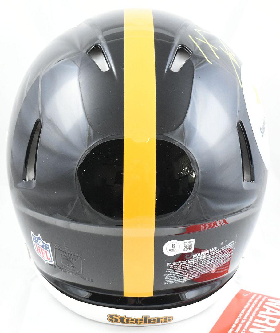 T.J. Watt Signed Steelers Full-Size Authentic On-Field Speed Helmet (Beckett) at PristineAuction.com T.J. Watt Signed Steelers Full-Size Authentic On-Field Speed Helmet (Beckett) at PristineAuction.com