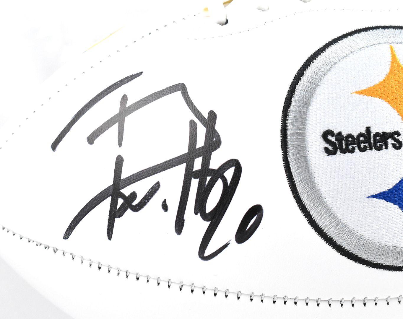 T. J. Watt Signed Steelers Logo Football (Beckett) at PristineAuction.com T. J. Watt Signed Steelers Logo Football (Beckett) at PristineAuction.com