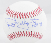 Robin Yount Signed OML Baseball Inscribed "HOF 99" (Beckett) at PristineAuction.com