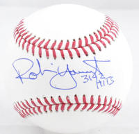 Robin Yount Signed OML Baseball Inscribed "3,142 Hits" (Beckett) at PristineAuction.com