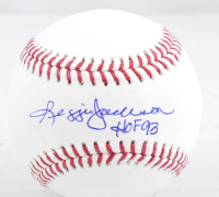 Reggie Jackson Signed OML Baseball Inscribed "HOF 93" (Beckett) at PristineAuction.com