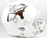 Ricky Williams & Earl Campbell Signed Texas Longhorns Full-Size Speed Helmet Inscribed "HT 77" & "HT 98" (Beckett) at PristineAuction.com