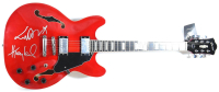 Michael J. Fox & Huey Lewis Signed "Back To The Future" Custom Squire Starcaster Guitar (Beckett) at PristineAuction.com