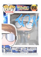 Michael J. Fox Signed "Back To The Future" #958 Marty with Glasses Funko Pop! Vinyl Figure (Beckett) at PristineAuction.com
