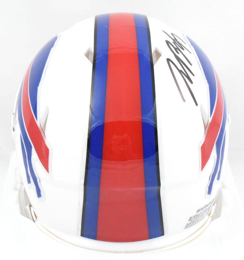Joey Bosa Signed Bills Speed Mini Helmet (Beckett) at PristineAuction.com Joey Bosa Signed Bills Speed Mini Helmet (Beckett) at PristineAuction.com