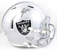 Geno Smith Signed Raiders Full-Size Speed Helmet (Beckett) at PristineAuction.com