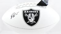 Geno Smith Signed Raiders Logo Football (Beckett) at PristineAuction.com
