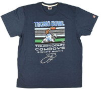 Emmitt Smith Signed Cowboys "Tecmo Bowl" Homage T-Shirt (Beckett) at PristineAuction.com