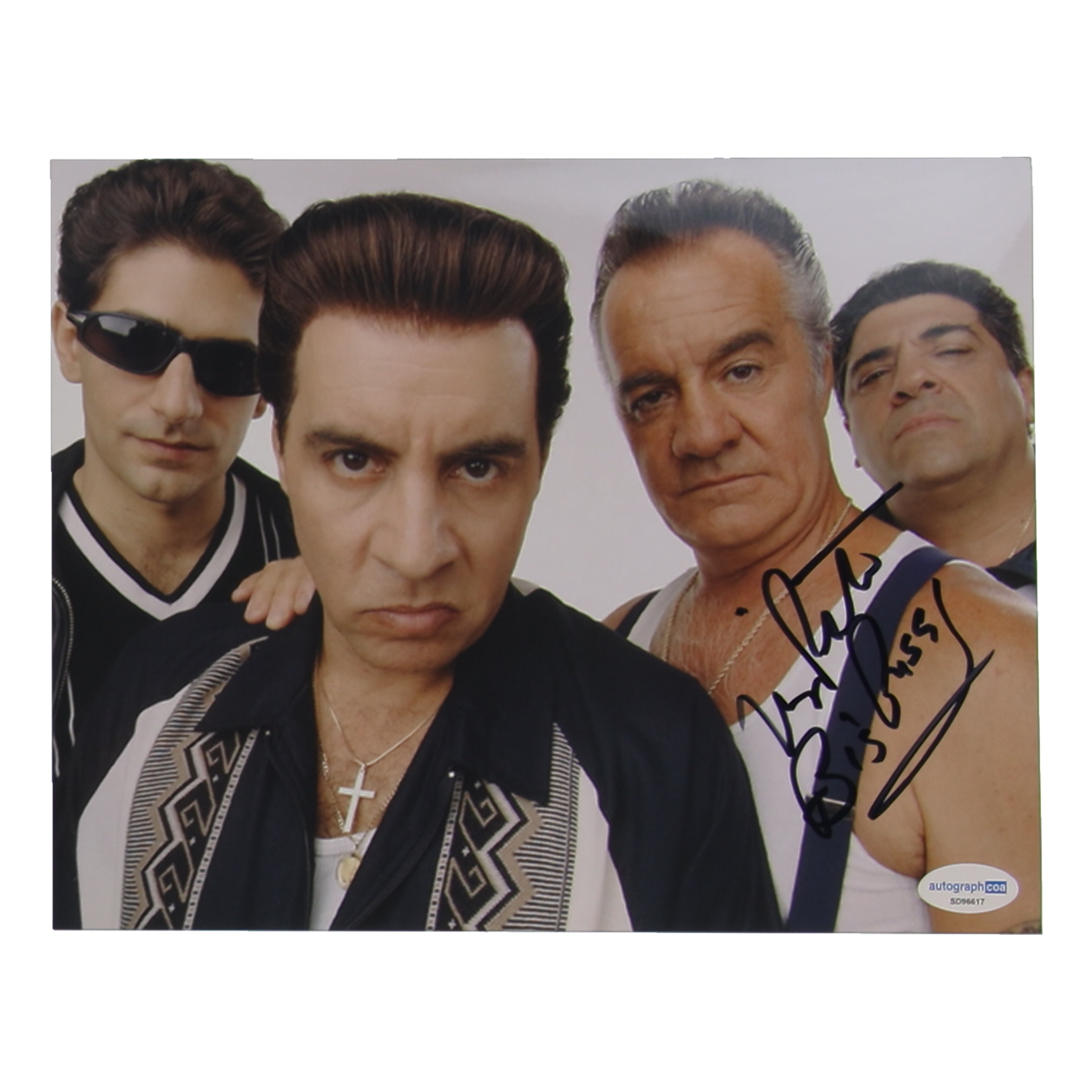 Vincent Pastore Signed "The Sopranos" 8x10 Photo Inscribed "Big Pussy" (ACOA) at PristineAuction.com Vincent Pastore Signed "The Sopranos" 8x10 Photo Inscribed "Big Pussy" (ACOA) at PristineAuction.com