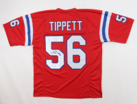 Andre Tippett Signed Jersey Inscribed "HOF 08" (JSA) at PristineAuction.com