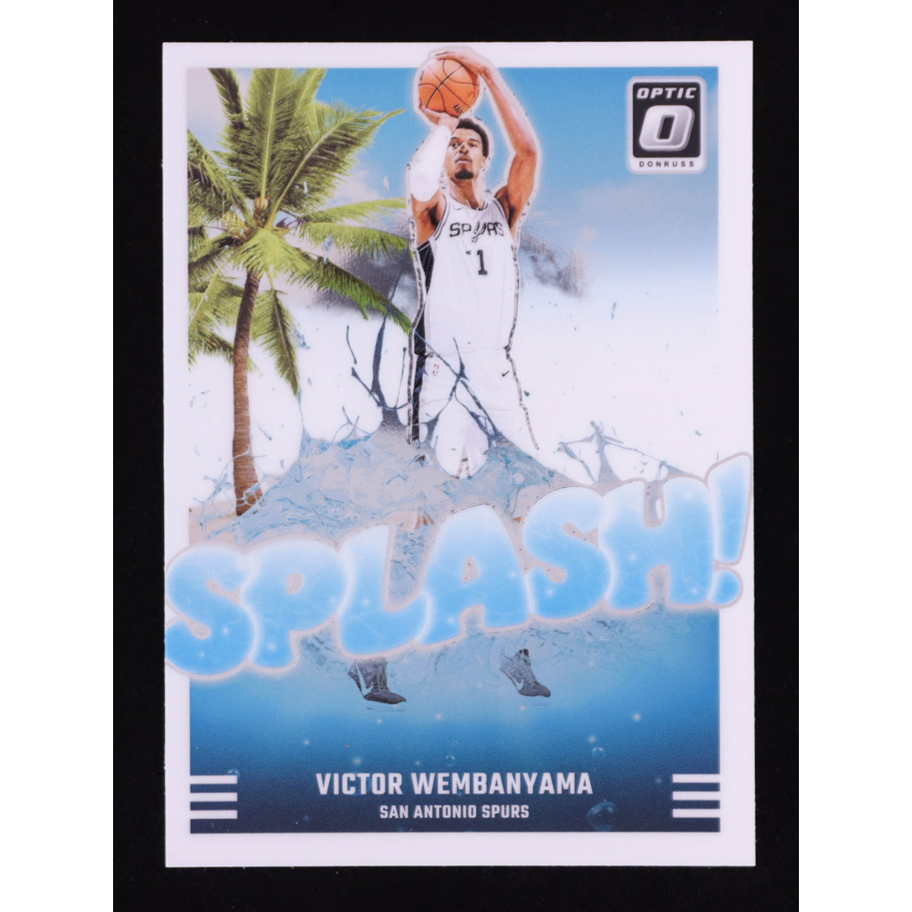Victor Wembanyama 2024-25 Donruss Optic Splash! #4 at PristineAuction.com