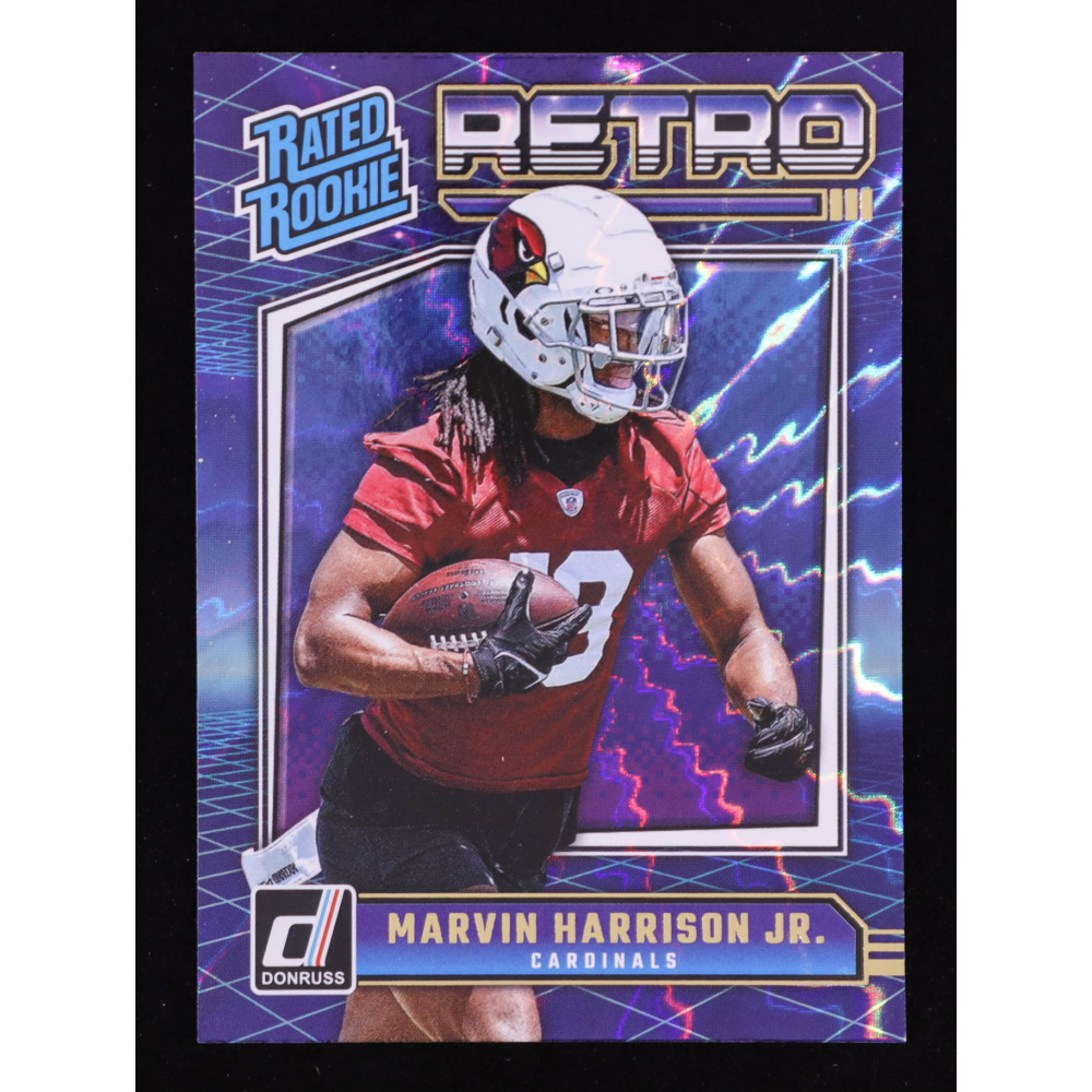 Marvin Harrison Jr. 2024 Donruss Rated Rookies Retro #4 RC at PristineAuction.com