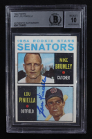 Lou Piniella Signed 1964 Topps Rookie Stars #167 Mike Brumley / Lou Piniella RC (BGS | Auto 10) at PristineAuction.com