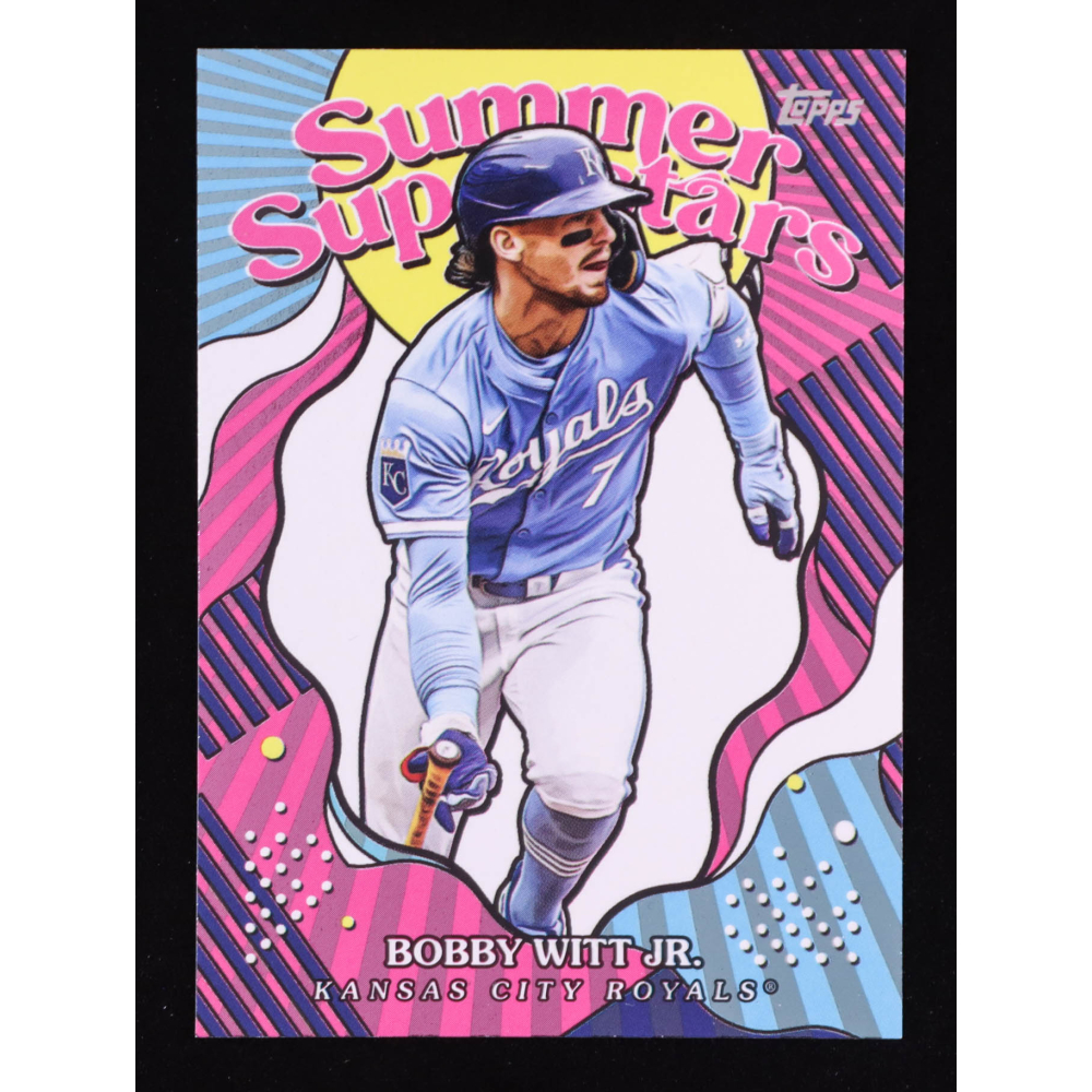Bobby Witt Jr. 2025 Topps Summer Superstars Pink Foil #SS17 at PristineAuction.com