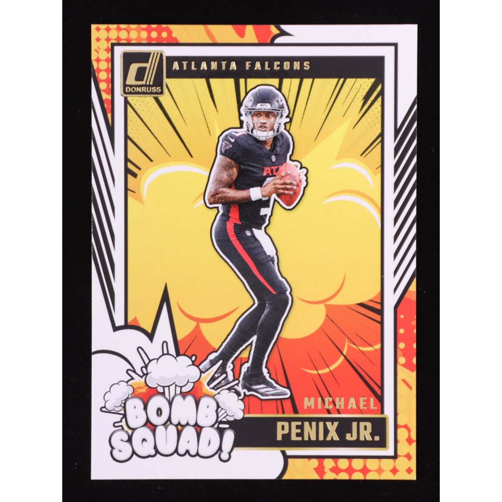 Michael Penix Jr. 2024 Donruss Bomb Squad #1 RC at PristineAuction.com