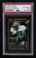 Rickey Jackson Signed 1992 Finest #12 (PSA Authentic) at PristineAuction.com