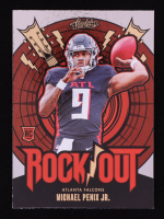 Michael Penix Jr. 2024 Absolute Rock Out #15 RC at PristineAuction.com