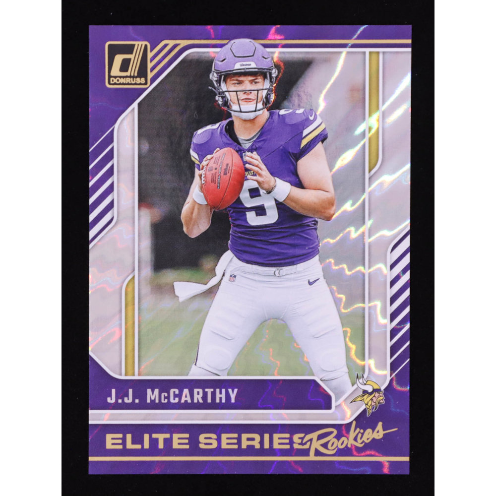 JJ McCarthy 2024 Donruss The Elite Series Rookies #4 RC at PristineAuction.com