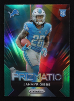 Jahmyr Gibbs 2023 Panini Prizmatic Green Prizm #20 RC at PristineAuction.com