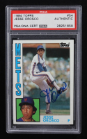 Jesse Orosco Signed 1984 Topps #54 (PSA Authentic) at PristineAuction.com