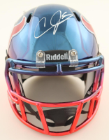 Andre Johnson Signed Texans Custom Speed Mini Helmet (JSA) at PristineAuction.com