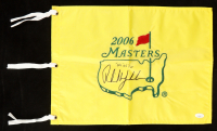 Phil Mickelson Signed 2006 Masters Tournament Golf Pin Flag Inscribed "'04 '06 '10" (JSA) at PristineAuction.com