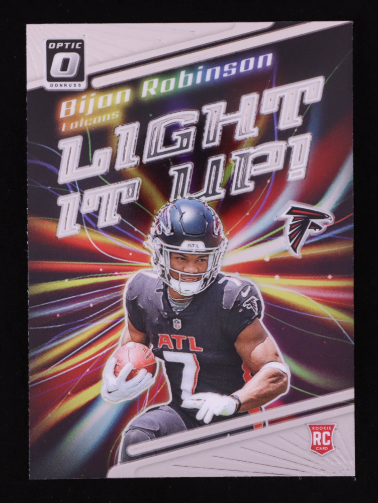 Bijan Robinson 2023 Donruss Optic Light it Up #11 RC