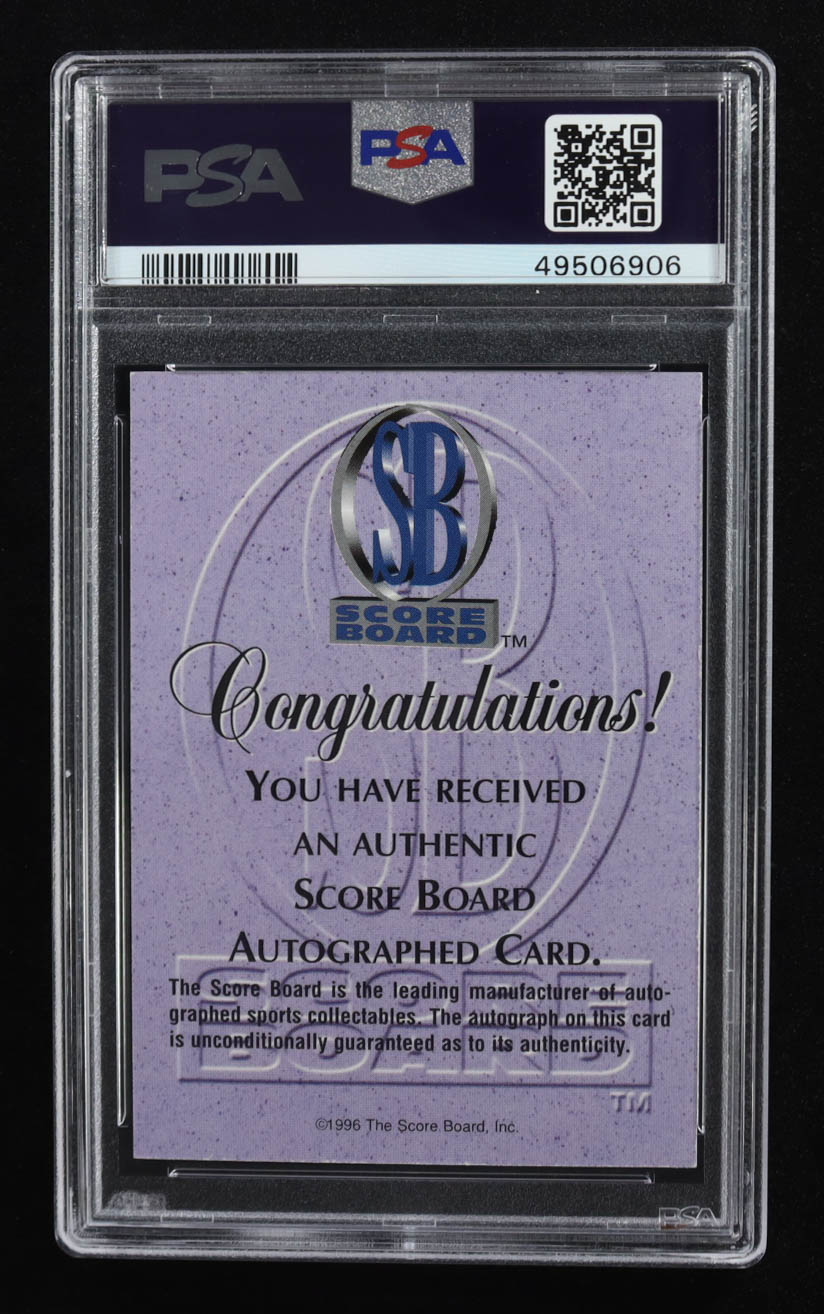 Vladimir Guerrero 1996-97 Score Board Autographed Collection Autographs #18 RC (PSA Authentic) at PristineAuction.com Vladimir Guerrero 1996-97 Score Board Autographed Collection Autographs #18 RC (PSA Authentic) at PristineAuction.com