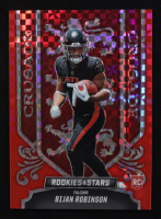 Bijan Robsinson 2023 Panini Rookies and Stars Crusades Red Plaid #CR-2 RC at PristineAuction.com