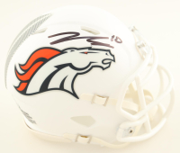Bo Nix Signed Broncos Speed Mini Helmet (Beckett) at PristineAuction.com