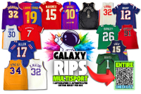 Jordan vs. LeBron James Autographed Jersey Galaxy Rips Pristine Auction Exclusive Grail Edition Mystery Box - Limited to 750 Boxes! at PristineAuction.com