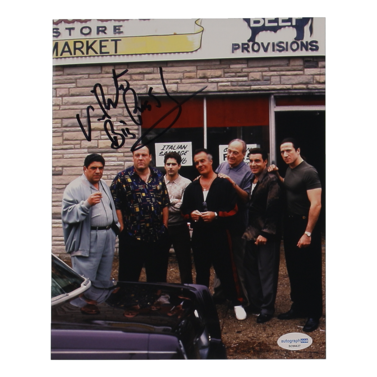 Vincent Pastore Signed "The Sopranos" 8x10 Photo Inscribed "Big Pussy" (ACOA) at PristineAuction.com Vincent Pastore Signed "The Sopranos" 8x10 Photo Inscribed "Big Pussy" (ACOA) at PristineAuction.com