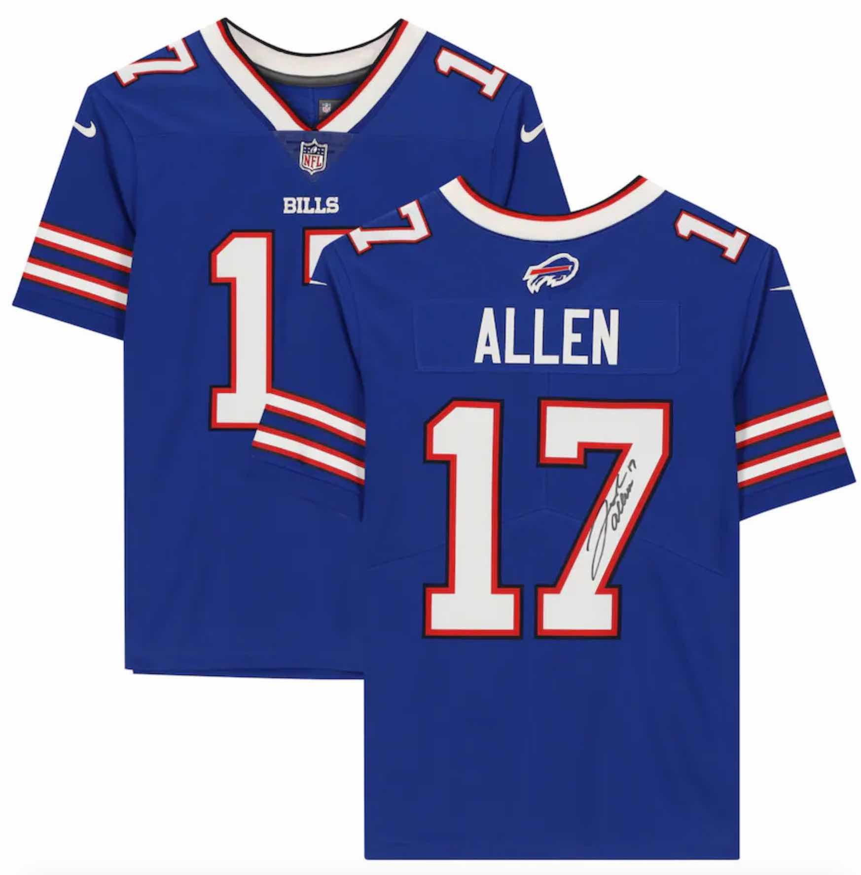 Josh Allen Signed Bills Nike Authentic Jersey (Beckett) at PristineAuction.com Josh Allen Signed Bills Nike Authentic Jersey (Beckett) at PristineAuction.com