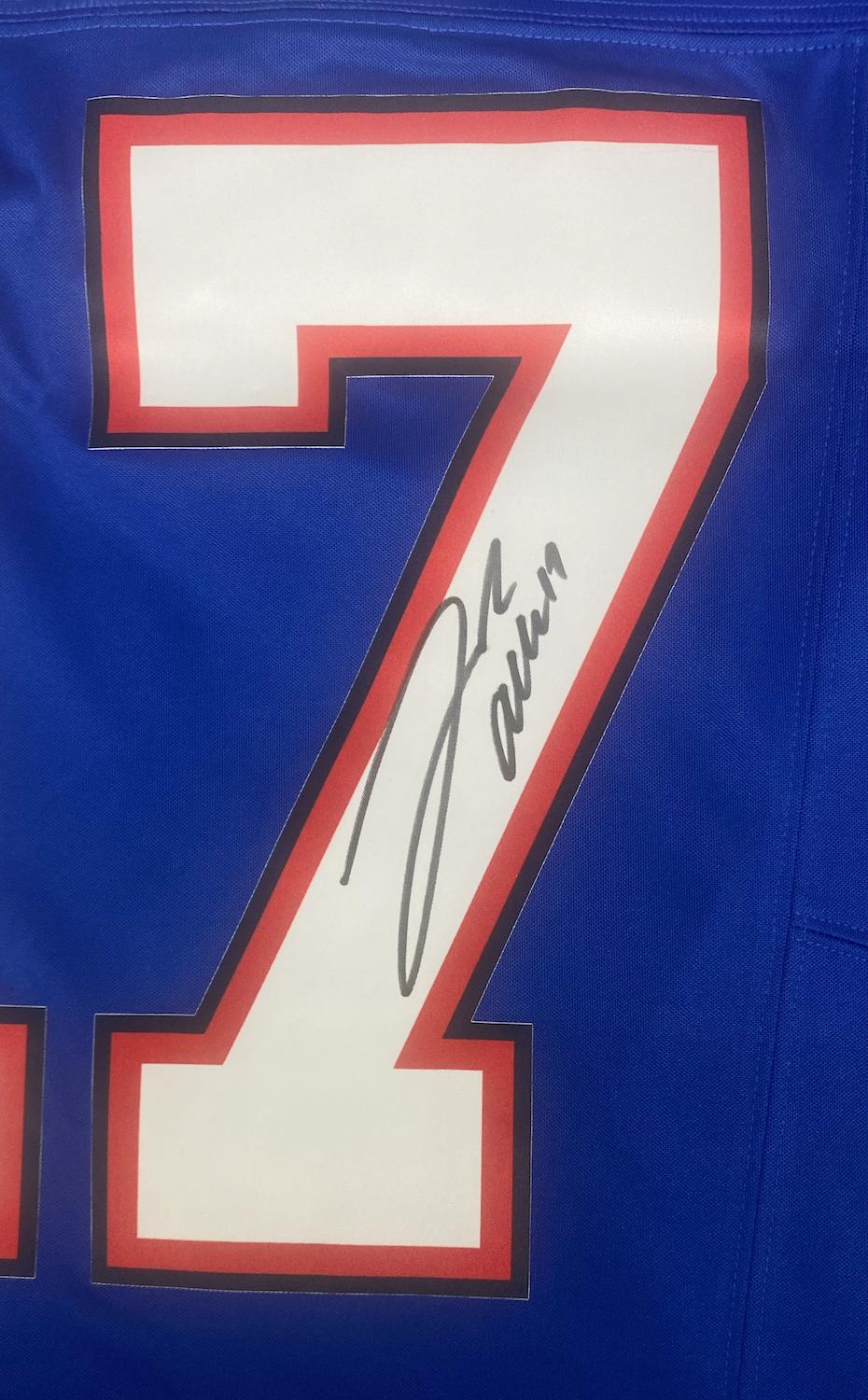 Josh Allen Signed Bills Nike Authentic Jersey (Beckett) at PristineAuction.com Josh Allen Signed Bills Nike Authentic Jersey (Beckett) at PristineAuction.com