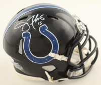 Joe Flacco Signed Colts Speed Mini Helmet (JSA) at PristineAuction.com
