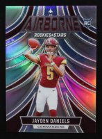 Jayden Daniels 2024 Panini Rookies and Stars Airborne Prizms Silver #A-JDS RC at PristineAuction.com