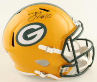 Jordan Love Signed Packers Full-Size Speed Helmet (Beckett) at PristineAuction.com