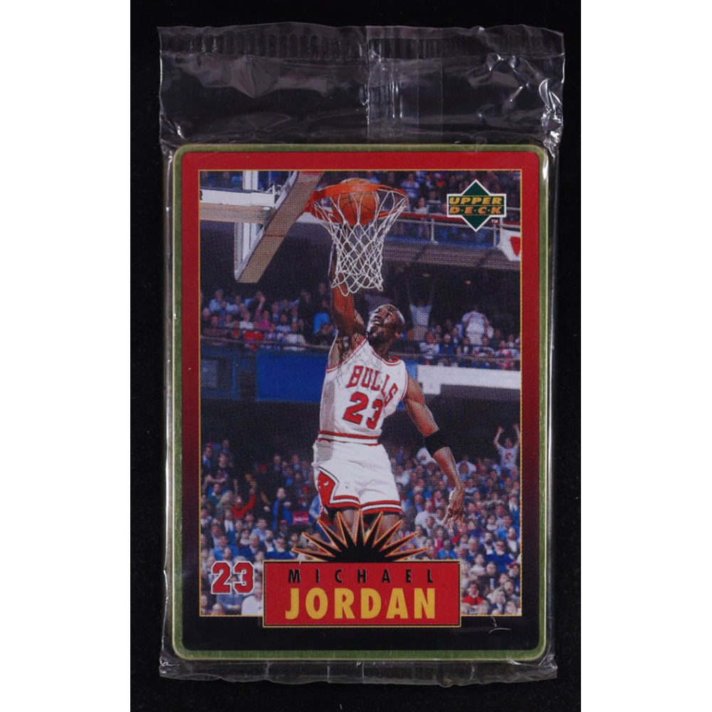 Michael Jordan 1996 Upper Deck Jordan Metal Red Black #3 at PristineAuction.com Michael Jordan 1996 Upper Deck Jordan Metal Red Black #3 at PristineAuction.com