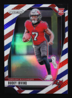 Bucky Irving 2024 Panini Prizm Red White Blue #316 RC at PristineAuction.com