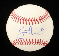 Justin Morneau Signed OML Baseball (Beckett) at PristineAuction.com