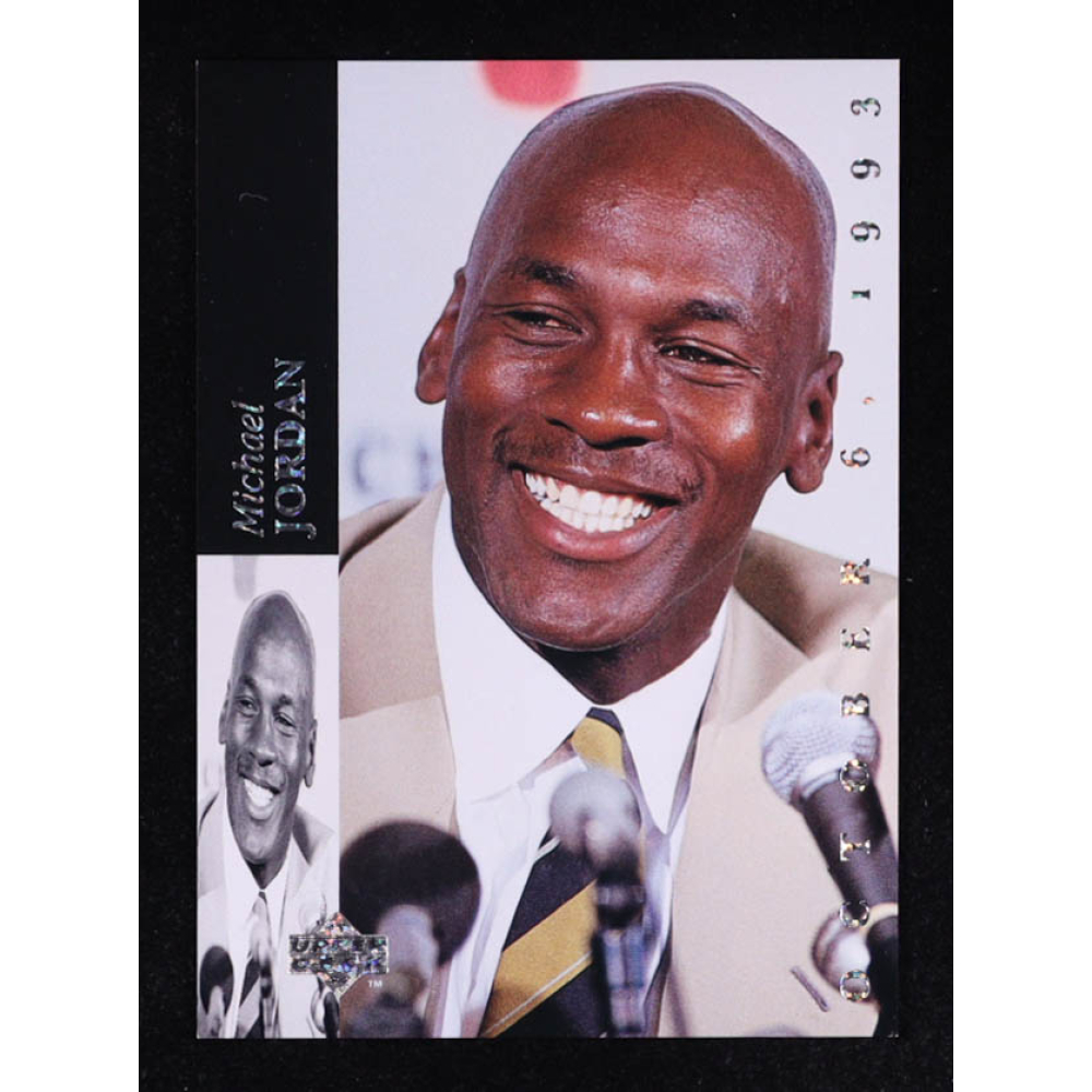 Michael Jordan 1993-94 Upper Deck SE #MJR1 / Retirement Card at PristineAuction.com