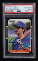 Rafael Palmeiro Signed 1987 Donruss #43 RC (PSA Authentic) at PristineAuction.com